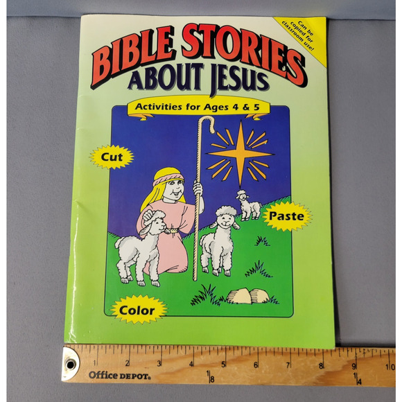 Bible Stories about Jesus Activities Book by Darlene Hoffa 1995 Paperback Kids - Picture 12 of 16